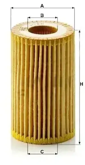 Filtr oleju hu 611 x RENAULT KANGOO I MANN-FILTER