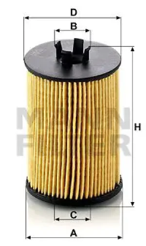 HU 612/1 x MANN-FILTER Filtr oleju hu 612/1 x