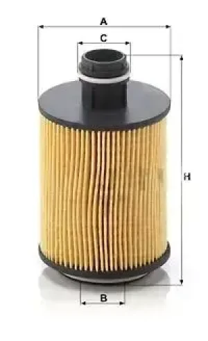 Filtr oleju hu 7004/1 x SAAB 44077 II MANN-FILTER
