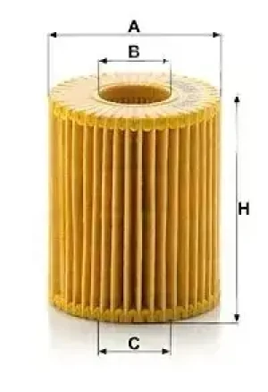 Filtr oleju hu 7009 z LEXUS GS III MANN-FILTER