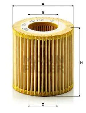 Filtr oleju hu 710 x SEAT IBIZA 4 MANN-FILTER