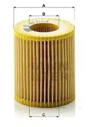 Filtr oleju hu 711/4 x OPEL ASTRA H MANN-FILTER