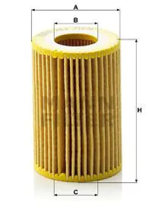 Filtr oleju hu 712/9 x HONDA NSX II MANN-FILTER