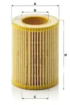 Filtr oleju hu 714 x HYUNDAI ACCENT II MANN-FILTER
