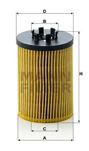 Filtr oleju hu 715/5 x BMW X3 E53 MANN-FILTER