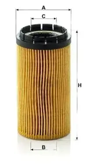 Filtr oleju hu 718 x KIA CERATO I MANN-FILTER