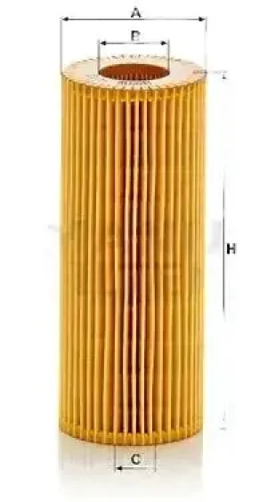 Filtr oleju hu 722 x BMW 5 E61 MANN-FILTER