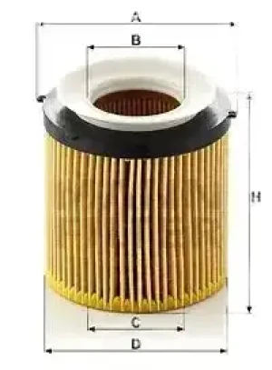 Filtr oleju hu 8002 x kit BMW 3 F30 F80 MANN-FILTER
