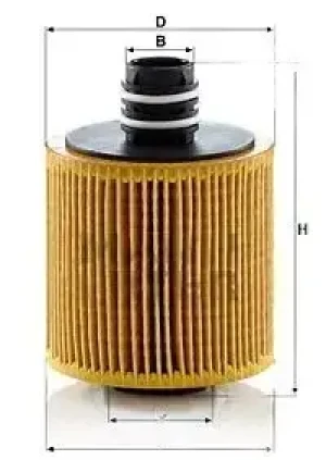 Filtr oleju hu 8006 z FIAT BRAVO II MANN-FILTER