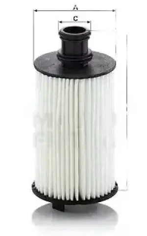 Filtr oleju hu 8008 z LAND ROVER RANGE ROVER VELAR MANN-FILTER