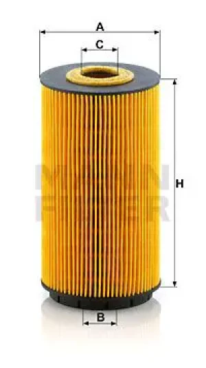 Filtr oleju hu 8010 z BENTLEY CONTINENTAL MANN-FILTER