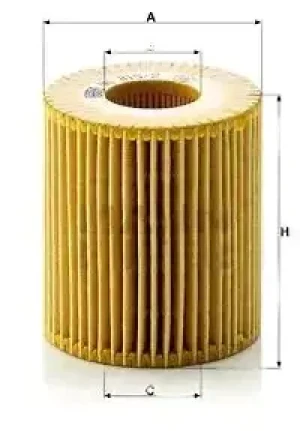 Filtr oleju hu 815/2 x BMW Z4 E85 MANN-FILTER