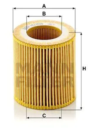 Filtr oleju hu 816 z kit BMW 2 F22 F87 MANN-FILTER
