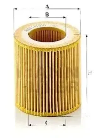 Filtr oleju hu 816 z kit BMW 3 F34 MANN-FILTER