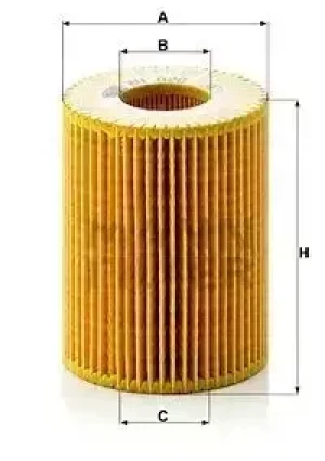 Filtr oleju hu 820 x OPEL ASTRA H MANN-FILTER