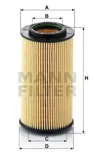 Filtr oleju hu 824 x KIA SORENTO I MANN-FILTER