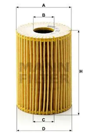 Filtr oleju hu 825 x NISSAN NT400 MANN-FILTER