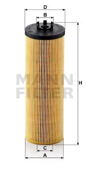 Filtr oleju hu 842 x AUDI A4 B6 MANN-FILTER