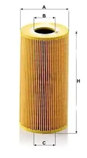 Filtr oleju hu 848/1 x OPEL OMEGA B MANN-FILTER