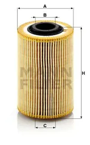 Filtr oleju hu 924/2 x BMW 3 E36 MANN-FILTER
