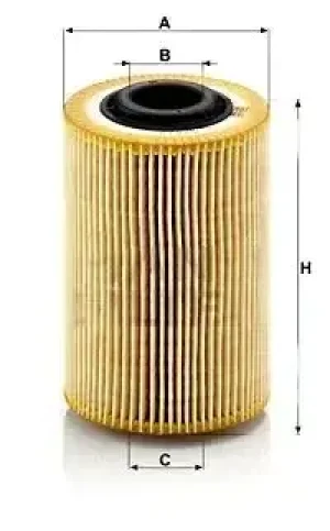 Filtr oleju hu 924/2 x BMW 3 E36 MANN-FILTER