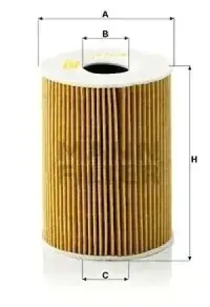 Filtr oleju hu 926/5 x BMW 5 E61 MANN-FILTER