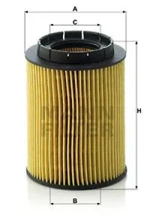 Filtr oleju hu 932/6 n VW PASSAT B5 MANN-FILTER