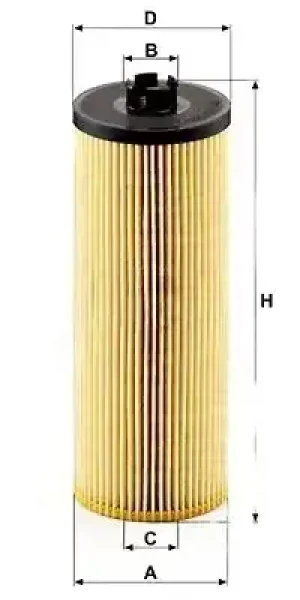 Filtr oleju hu 945/2 x MAZ Serie 200 MANN-FILTER