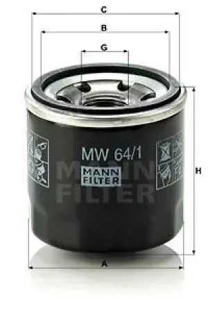 Filtr oleju HONDA CB MANN-FILTER