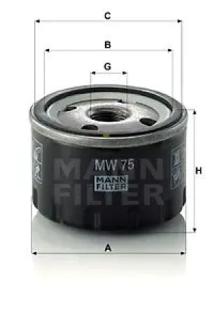 Filtr oleju BMW C MANN-FILTER