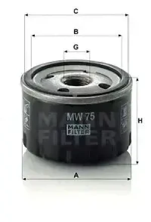 Filtr oleju BMW C MANN-FILTER