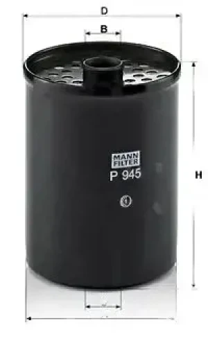 1.8, 1.9 Filtr paliwa p 945 x PEUGEOT 405 I MANN-FILTER