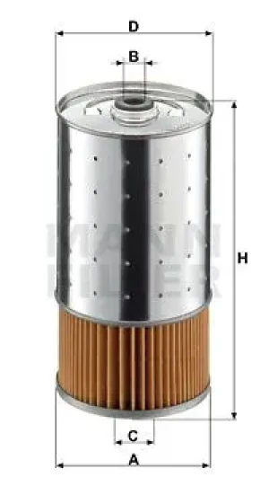Filtr oleju pf 1050/1 n MERCEDES-BENZ KLASA G W461 MANN-FILTER