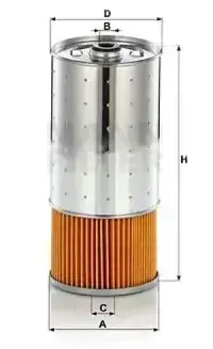 Filtr oleju pf 1055/1 n MERCEDES-BENZ MB W631 MANN-FILTER