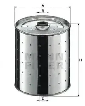 Filtr oleju pf 1155 k MERCEDES-BENZ T2 MANN-FILTER