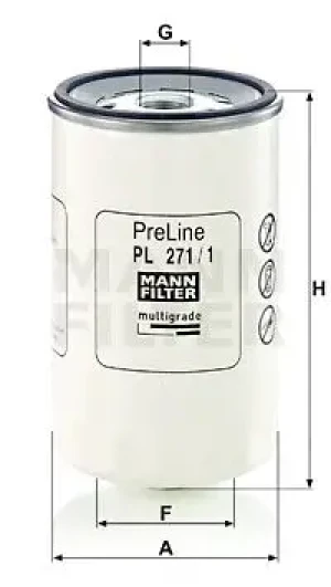 PL 271/1 MANN-FILTER Filtr paliwa
