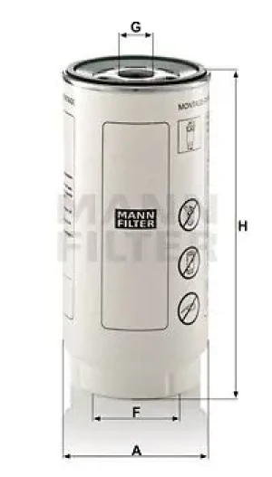 2635 LL, 2630 LL, 1830 LL, 2627 LL, 1827 LL, 3235 LL, 1835 LL Filtr paliwa pl 420/7 x MERCEDES-BENZ ECONIC 2 MANN-FILTER