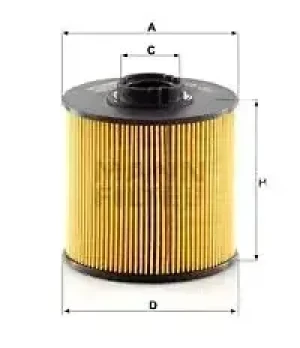 6C18 Filtr paliwa pu 10 004 z MITSUBISHI Canter (FB7, FB8, FE7, FE8) VII MANN-FILTER