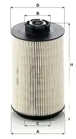 7900 Filtr paliwa pu 1058 x VOLVO 7900 MANN-FILTER