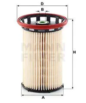 3.0 TDI Filtr paliwa VW TOUAREG MANN-FILTER