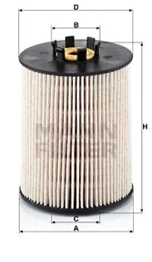 PU 815 x MANN-FILTER Filtr paliwa pu 815 x