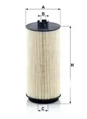 310, 309, 312, 311 Filtr paliwa pu 840 x FENDT Vario MANN-FILTER