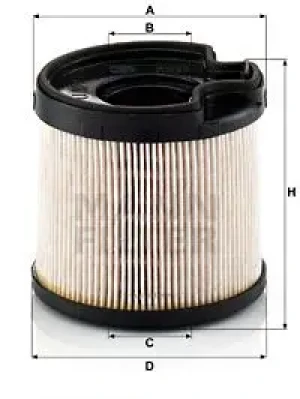 2.2 HDI Filtr paliwa pu 922 x PEUGEOT 406 MANN-FILTER