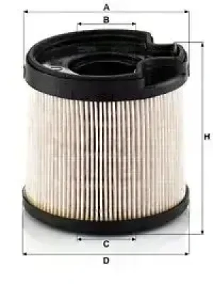 2.0 HDI, 2.0 HDi Filtr paliwa pu 922 x CITROËN XSARA MANN-FILTER