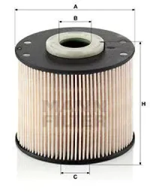 2.0 HDi Filtr paliwa pu 927 x CITROËN C4 GRAND PICASSO I (UA_) MANN-FILTER