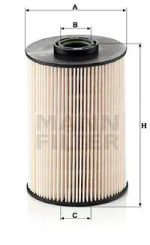 PU 937 x MANN-FILTER Filtr paliwa pu 937 x