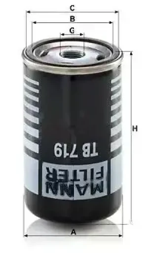 Wkład osuszacza powietrza MERCEDES-BENZ SPRINTER B905 MANN-FILTER