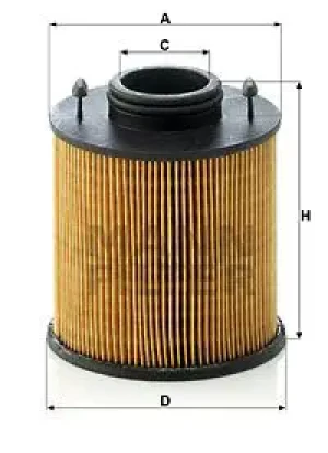 Filtr mocznikowy adblue u 620/3 y kit DAF LF 45 MANN-FILTER