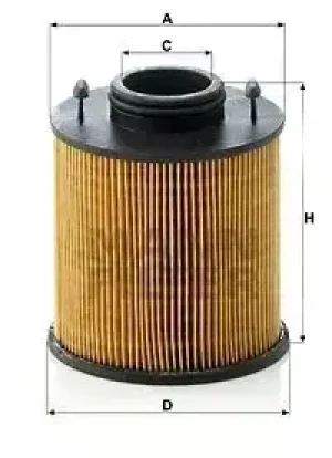 Filtr mocznikowy adblue u 620/3 y kit GINAF X-Series MANN-FILTER