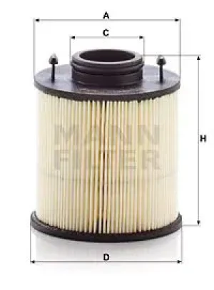 Filtr mocznikowy adblue u 620/4 y kit MAN TGX II MANN-FILTER